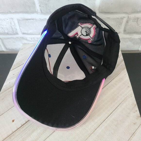 Bang Energy Drink Neon Light Up Hat Cap Multicolored Splatter SnapBack - Picture 10 of 12